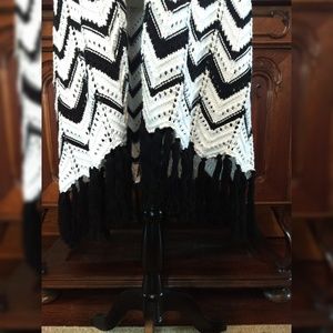 Serengeti Jackets & Coats - Serengeti Black and White Crochet cover up plus 2x Serengeti Jackets & Coats - Serengeti Black and White Crochet cover up plus 2x